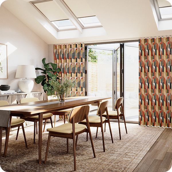 Orange Curtains